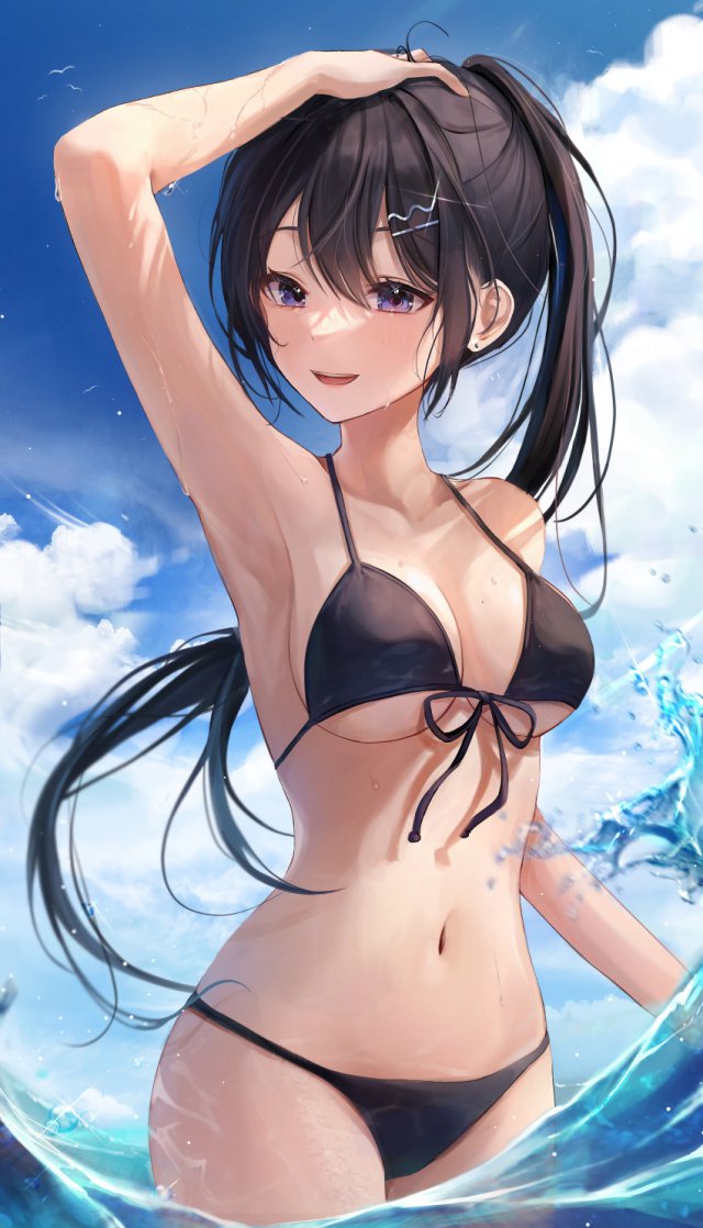 【二次】水着女子画像　その５９
